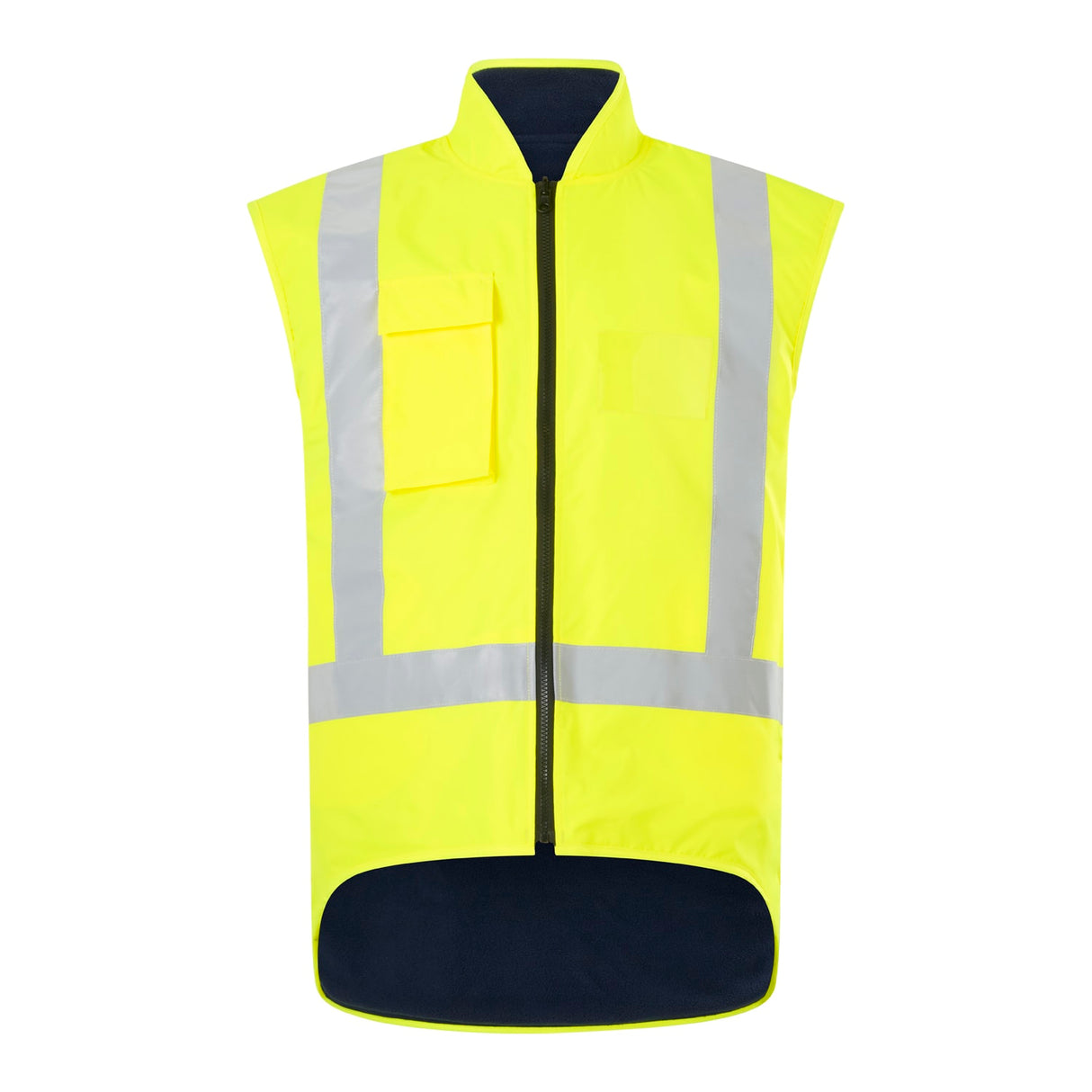 Tornado Essentials, Reversible X-Back Vest, T01221 - Yellow