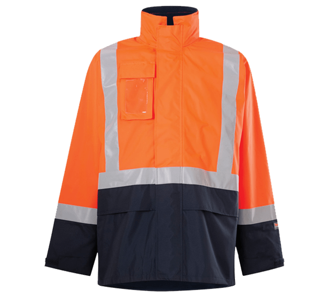 Tornado Essentials, 4-in-1 Jacket, T03622 - Orange/Navy