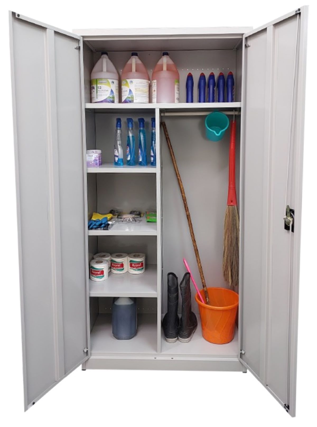 6 Compartment Facilities Storage Cabinet - Steelco
