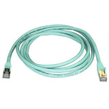 Cat6a Ethernet Cable - Shielded (STP) - 2 m, Aqua