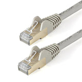 1.5 m CAT6a Cable - Grey RJ45 Shielded Patch Cord - Snagless