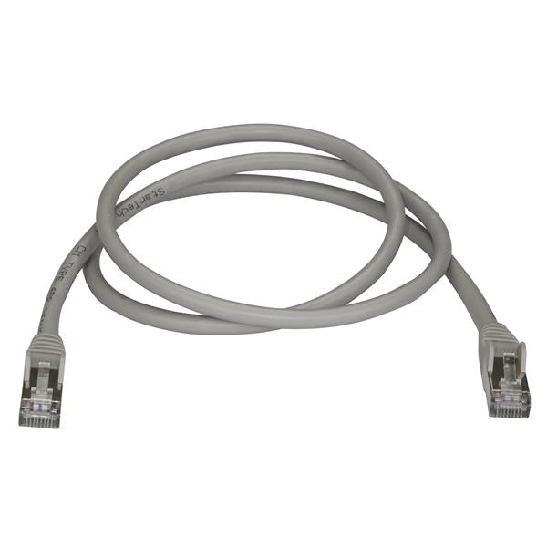 Cat6a Ethernet Cable - Shielded (STP) - 1 m, Gray