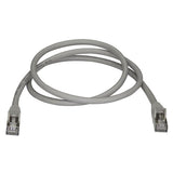 Cat6a Ethernet Cable - Shielded (STP) - 1 m, Gray