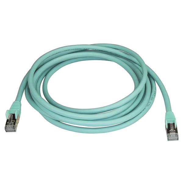 Cat6a Ethernet Cable - Shielded (STP) - 3 m (10 ft.), Aqua