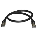 Cat6a Ethernet Cable - Shielded (STP) - 0.5 m, Black