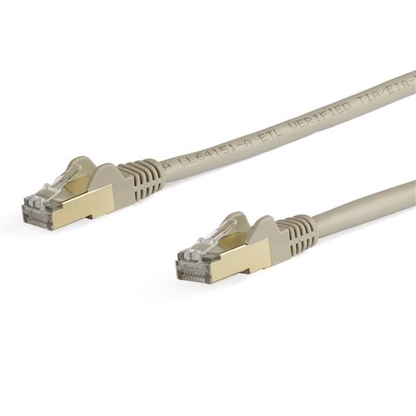 7 m CAT6a Ethernet Cable - 10GbE STP Snagless 100W PoE Grey