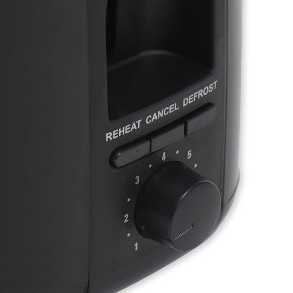 Nero 2 Slice Black Toaster