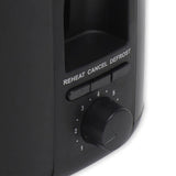 Nero 2 Slice Black Toaster