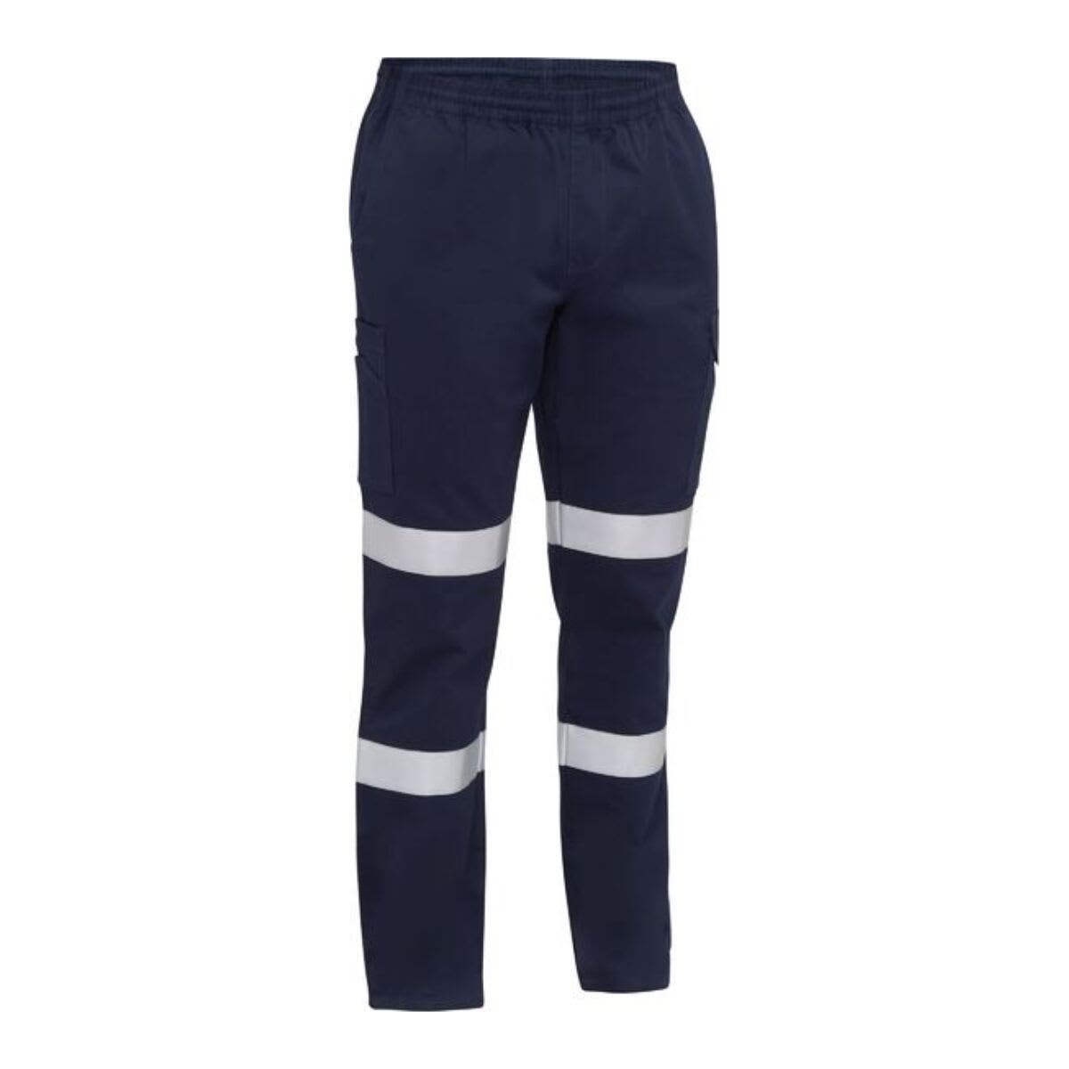 Bisley Elastic Waist Pant Stout Fit BPC6029T - B6 Navy
