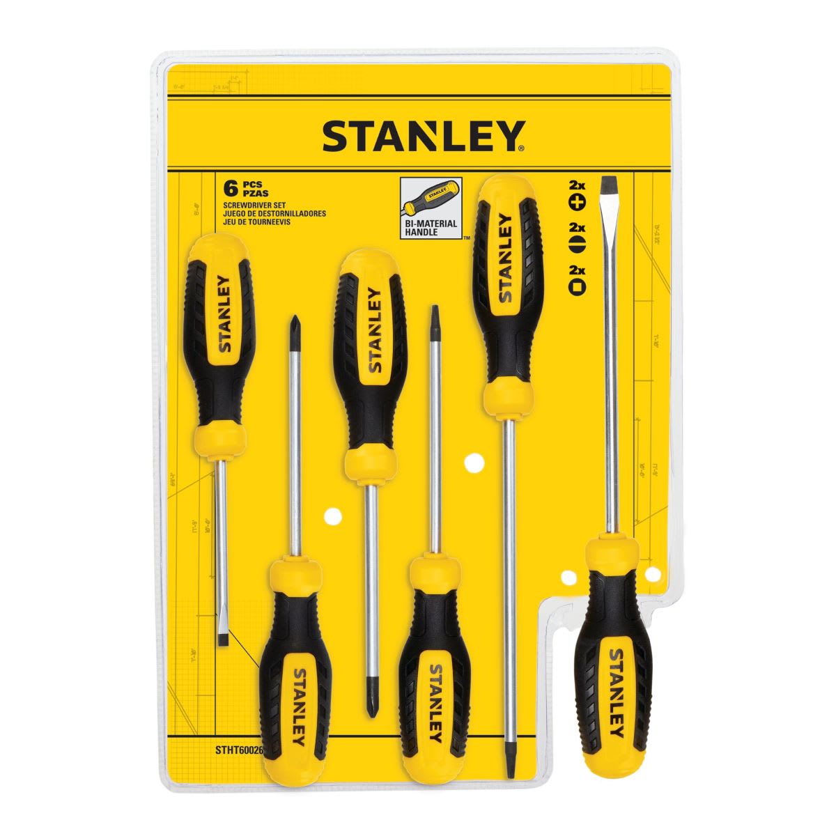 Stanley 6PC Screwdriver Set