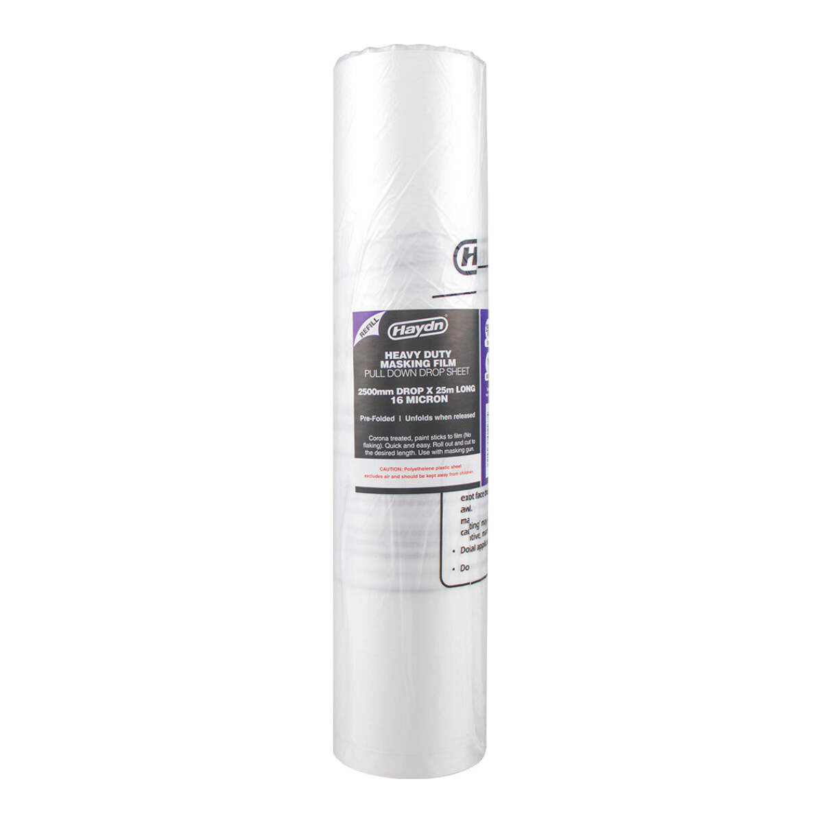 Haydn Pre-folded HD Masking Film 2500mm x 25m