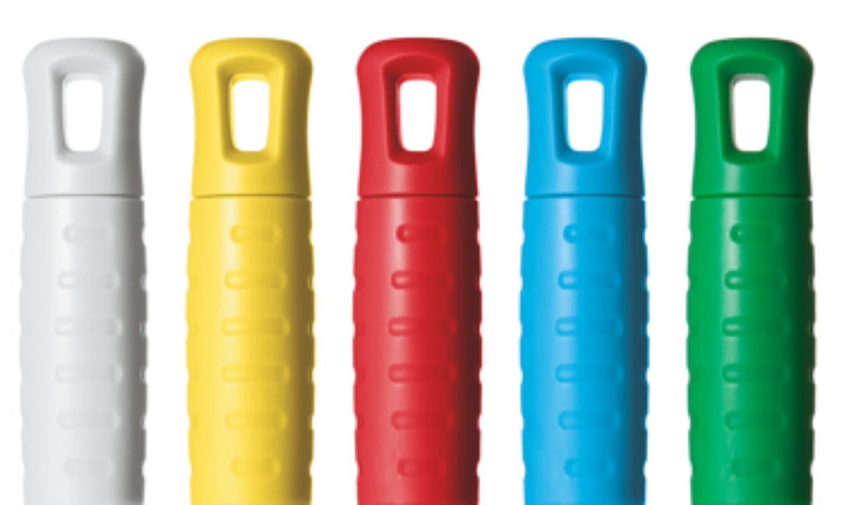 Fibreglass Handle ACME Thread Red Cap 1.32m x 25mm - Browns