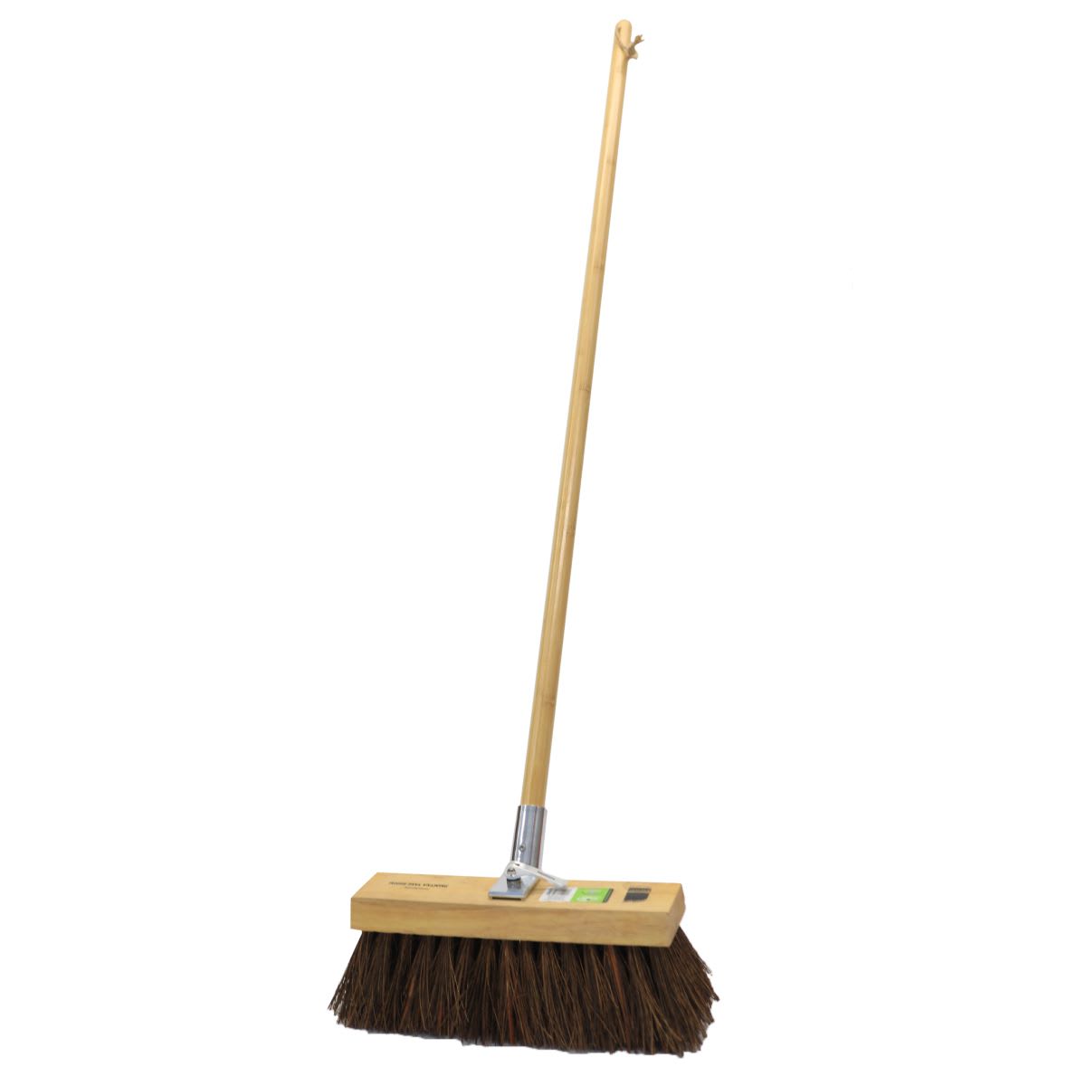 Natural Wood Palmyra Yard Broom 355mm - Browns