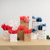 Kraft Paper Bag Reindeer Small Brown Pk10