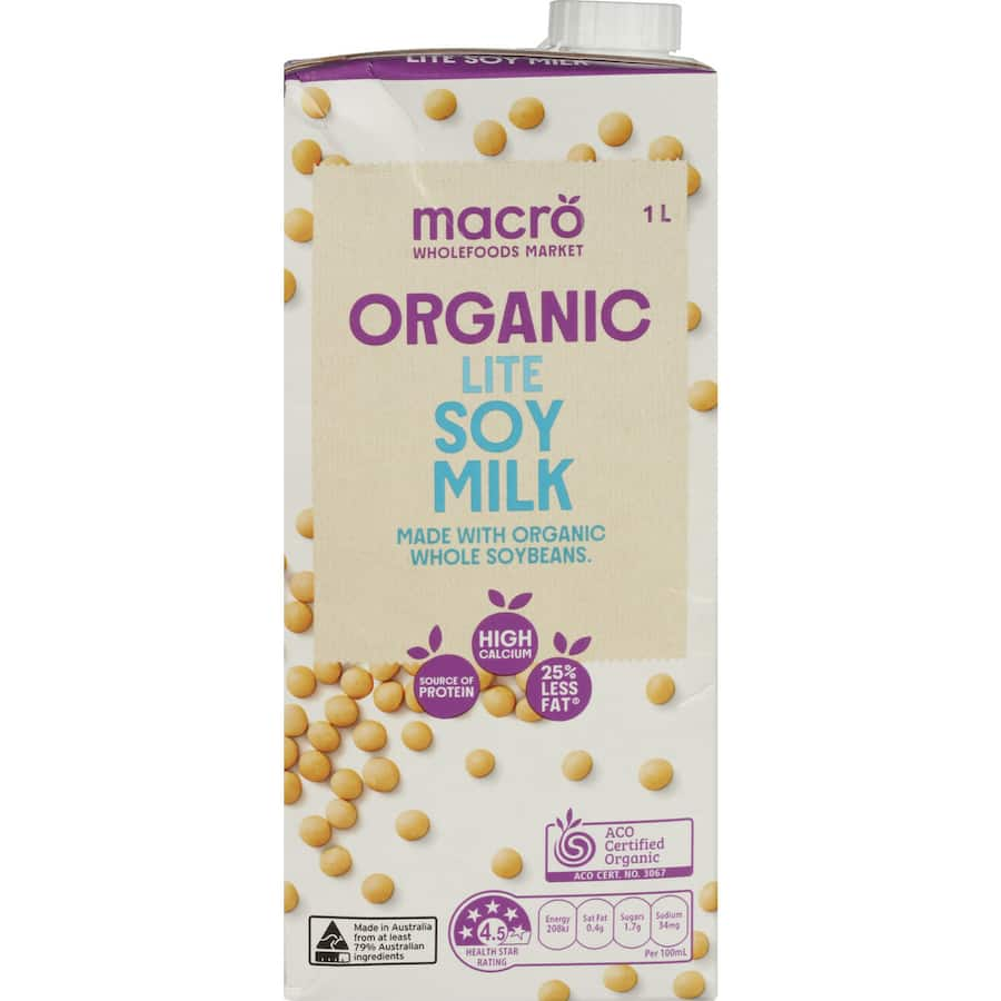 Macro Organic Soy Milk Light