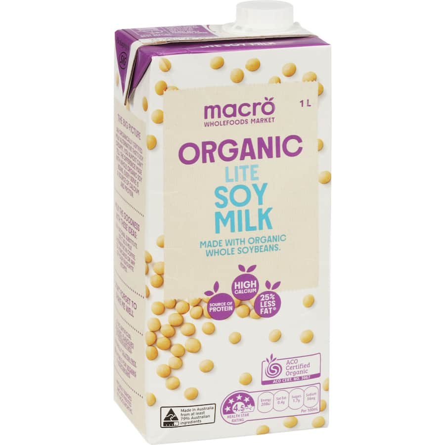 Macro Organic Soy Milk Light