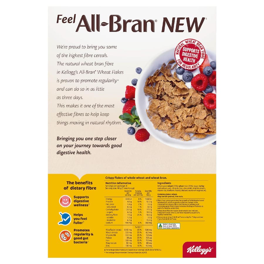 Kellogg's All Bran Cereal Wheat Flakes