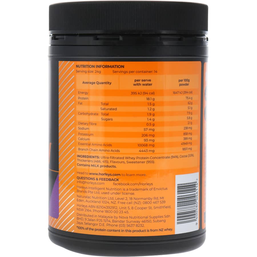 Horleys Nutrition Formula 100% Whey Chocolate 340g
