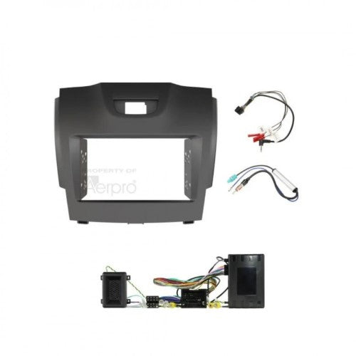 DOUBLE DIN GREY INSTALL KIT - AERPRO