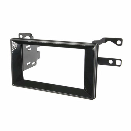 AERPRO Facia for Toyota Corolla 2015+, sleek piano black finish, easy install, includes metal mounting brackets.