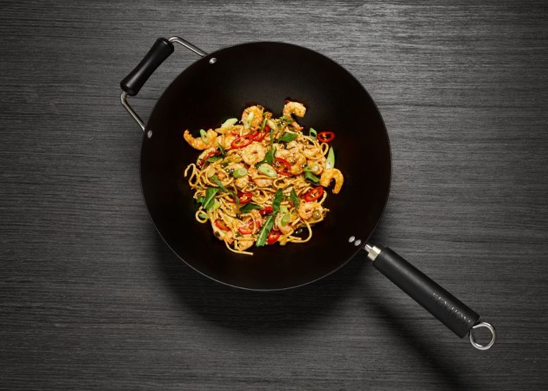 Wok - Ken Hom Excellence Non Stick Carbon Steel (31cm)