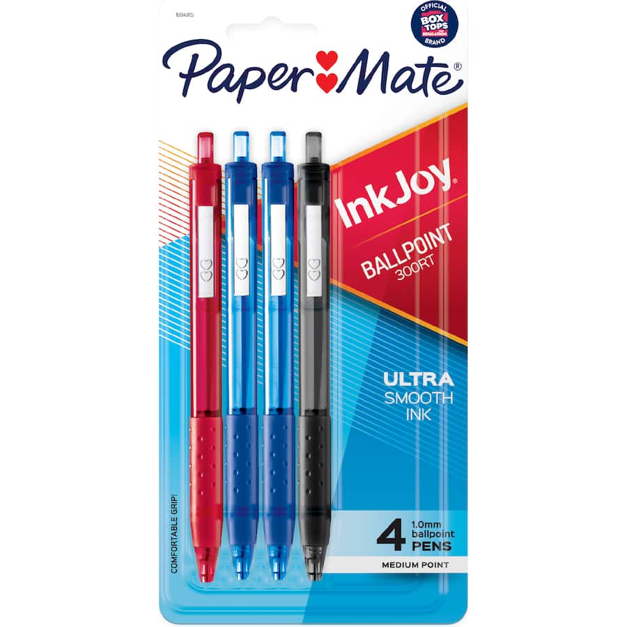 Paper Mate Ballpoint Pens  4pack