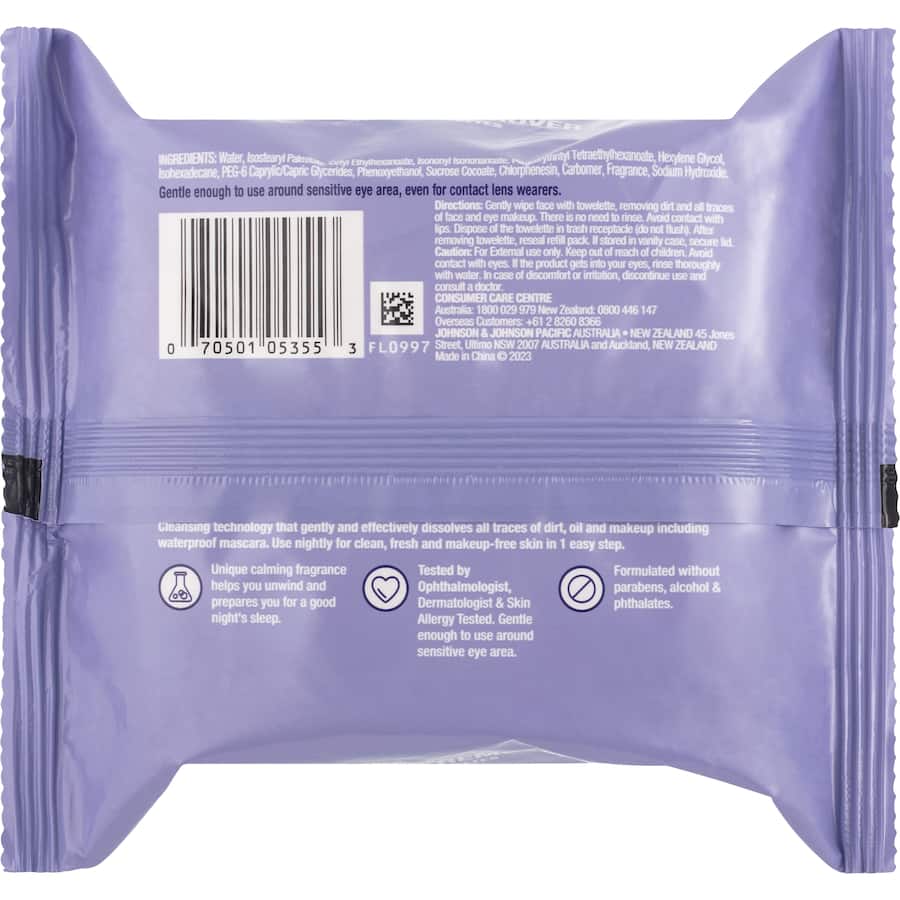Neutrogena Make Up Remover Wipes 25pack