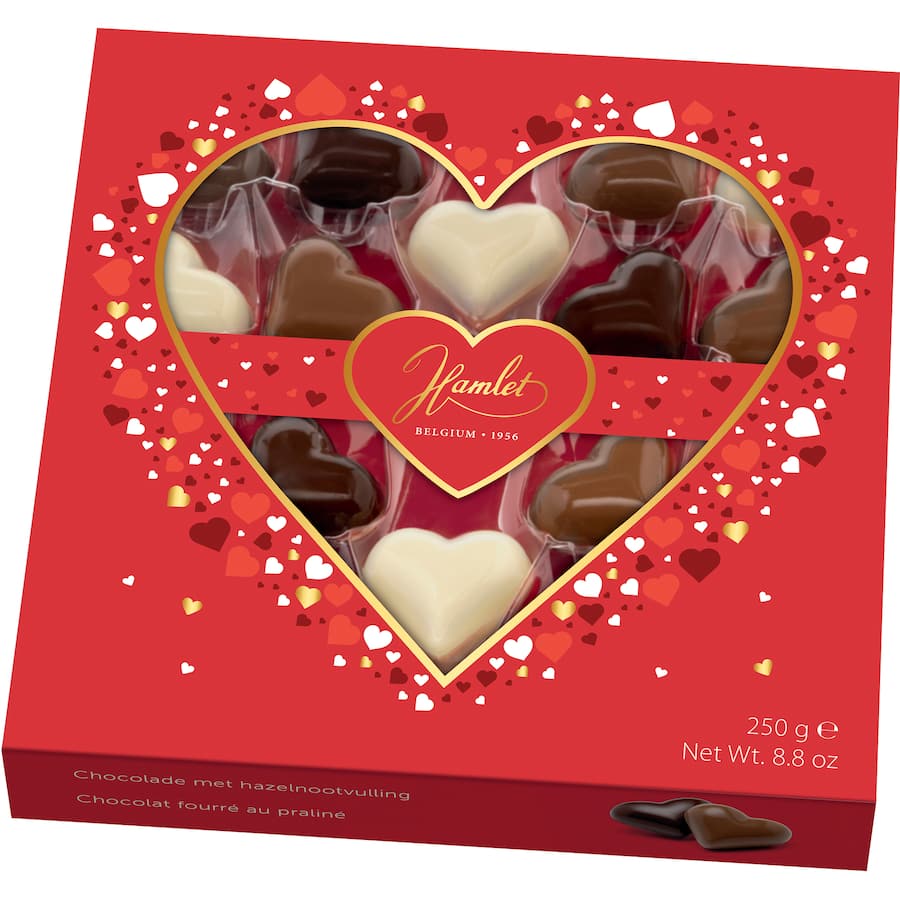 Hamlet Chocolate Box Hearts With Hazelnut Filling