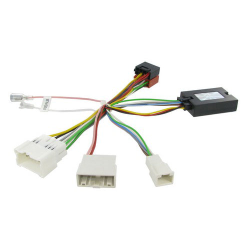 Control harness for Renault vehicles, enabling aftermarket head unit upgrades while retaining factory steering wheel controls.