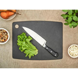 Lightweight Epicurean slate cutting board, 37x29x0.6cm, dishwasher safe, knife friendly, and heat resistant up to 350°F.