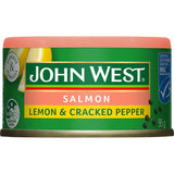 John West Salmon Lemon & Cracked Pepper Tear tab can 95g