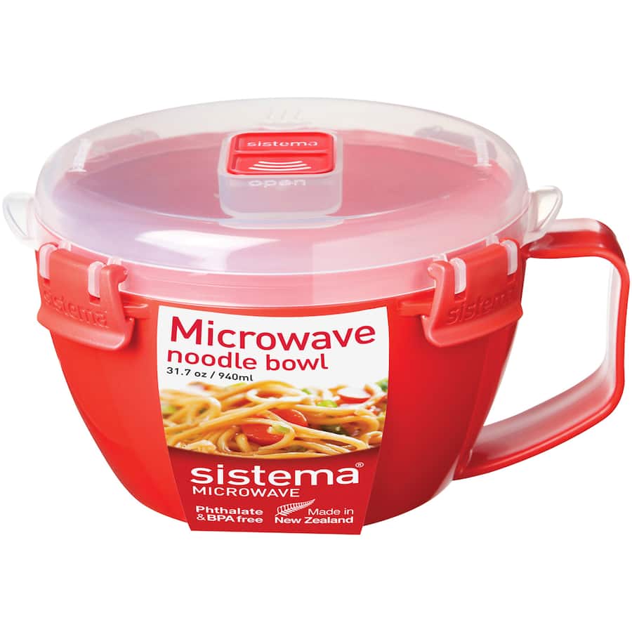Sistema Microwave Noodle Bowl With Lid Each 940mL