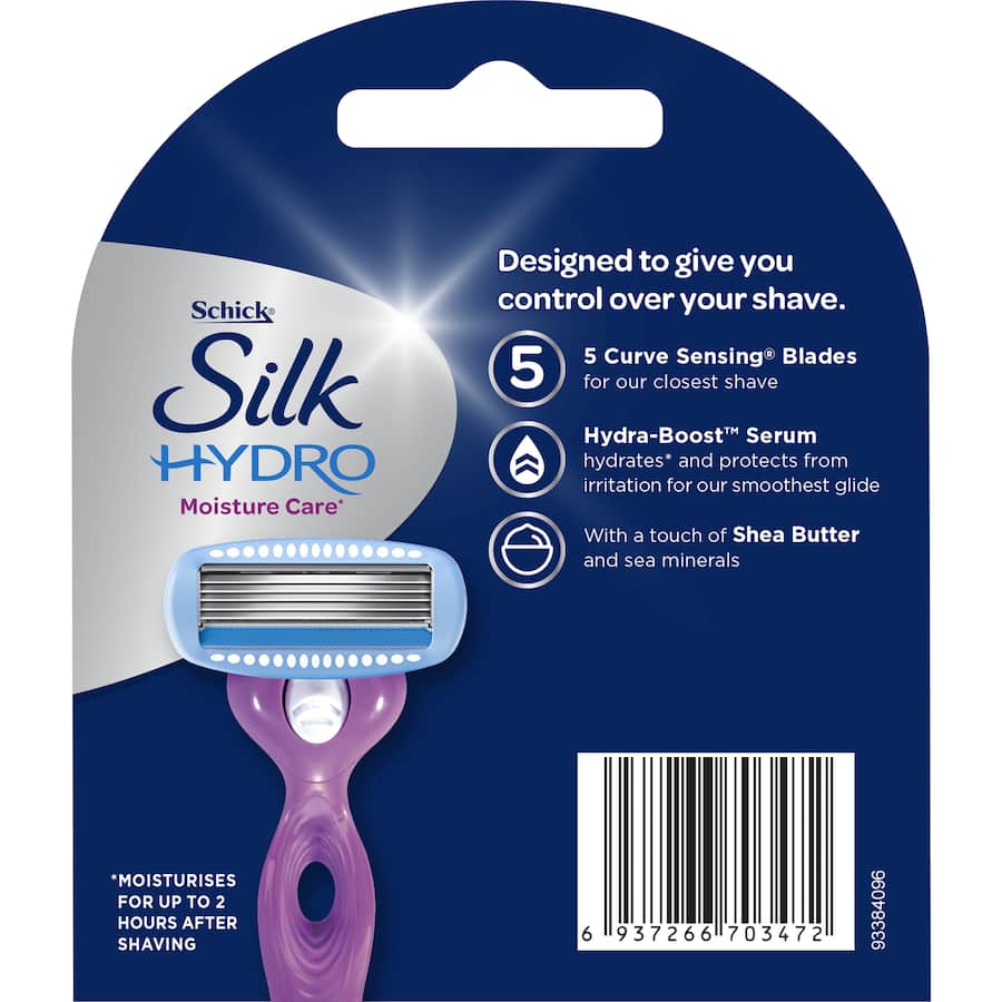 Schick Hydro Silk Razor Blades  4pack