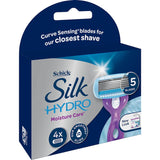Schick Hydro Silk Razor Blades  4pack