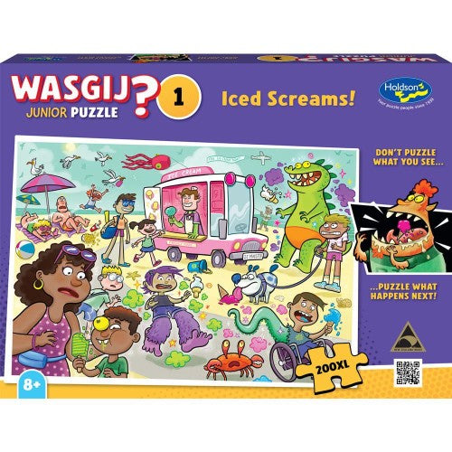 Jigsaw Puzzle - Wasgij Junior XL Iced Screams! (200pcs)