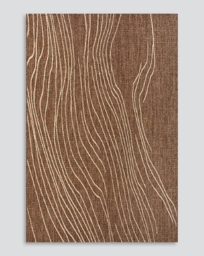 Floor Rug - Elemental Rivers Teak (160 x 230cm) - OLLO