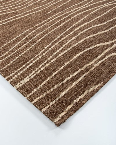 Floor Rug - Elemental Rivers Teak (160 x 230cm) - OLLO