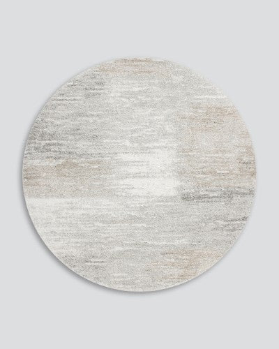 Floor Rug - Saxony Angelo  Ecru (200cm dia) - OLLO