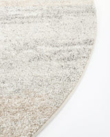 Floor Rug - Saxony Angelo  Ecru (200cm dia) - OLLO