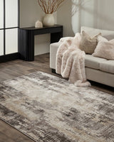 Floor Rug - Juniper Taupe/Black (160 x 230cm) - OLLO