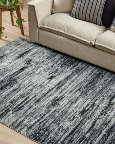 Floor Rug - Caspian Navy (160 x 230cm) - OLLO