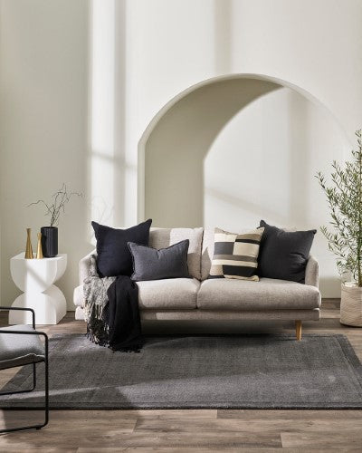 Floor Rug - Chevalier Charcoal (250 x 350cm) - OLLO