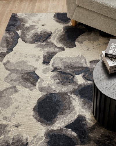 Floor Rug - Amberly Navy (160 x 230cm) - OLLO