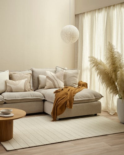 Floor Rug - Pinto Ivory (250 x 350cm) - OLLO