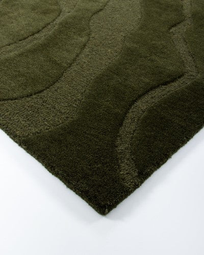 Floor Rug - Mira Olive (160 x 230cm) - OLLO