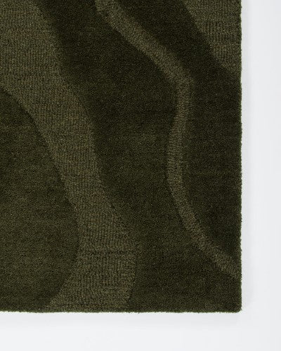 Floor Rug - Mira Olive (160 x 230cm) - OLLO