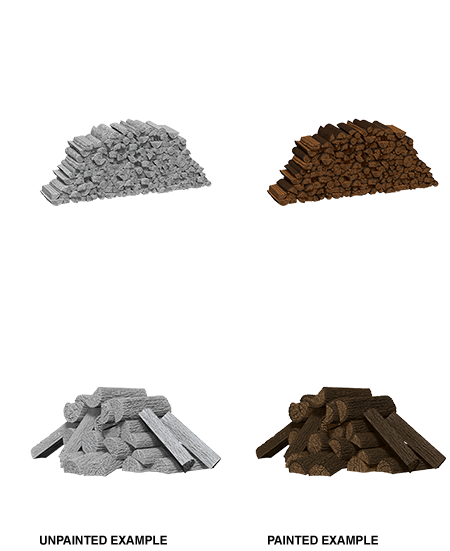 WizKids Deep Cuts Unpainted Miniatures Signs & Lights