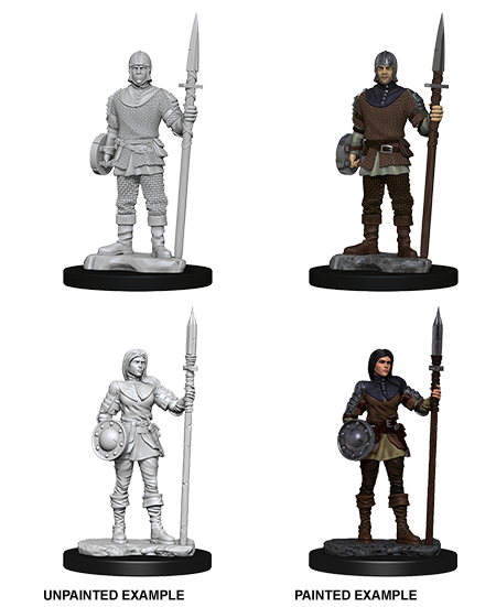 WizKids Deep Cuts Unpainted Miniatures Guards
