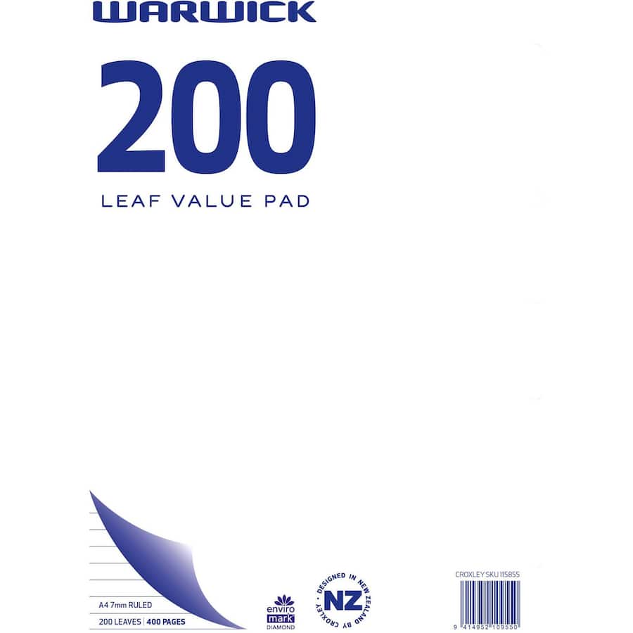 Value Pad A4 200 Leaf Refill
