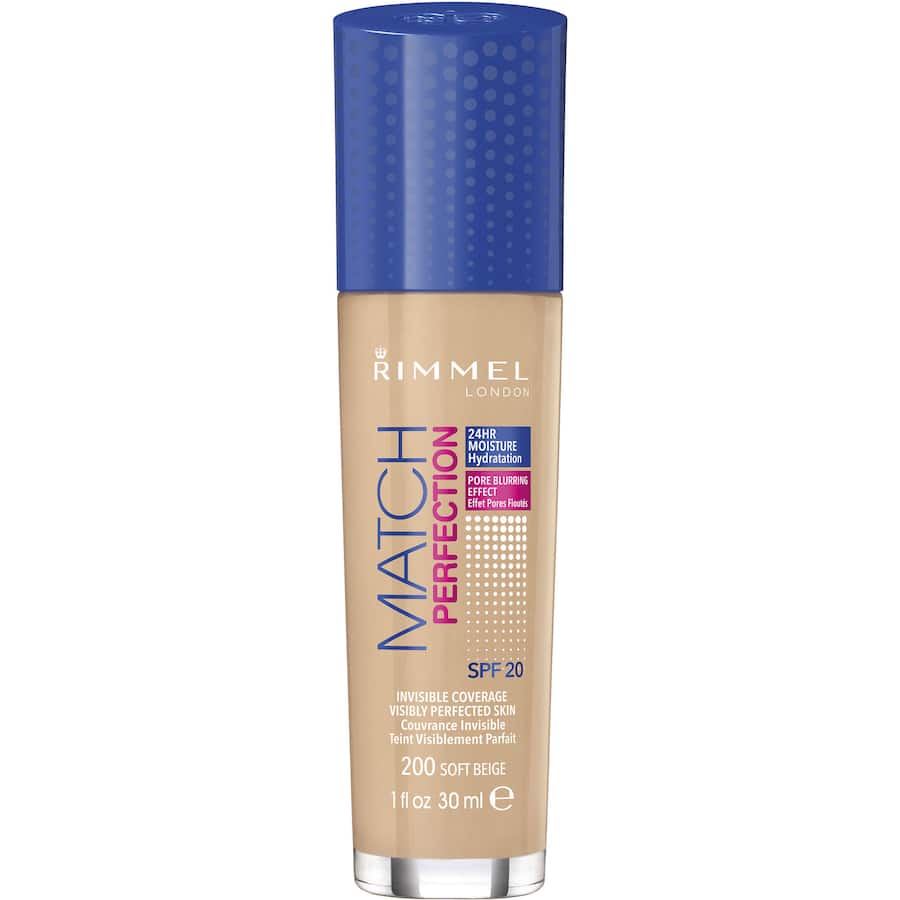 Rimmel Match Perfection Foundation Soft Beige 200 30mL